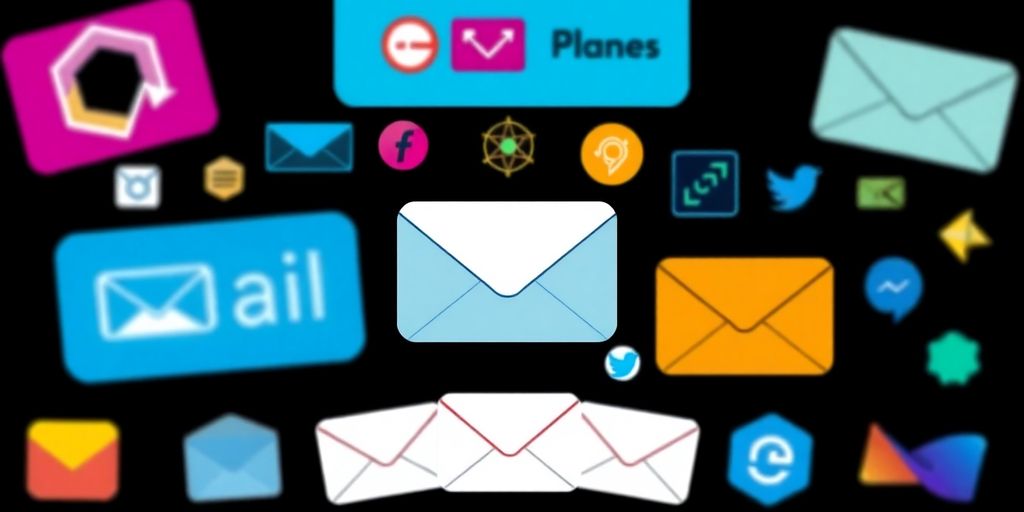 Logos des logiciels d'email marketing français en 2025.