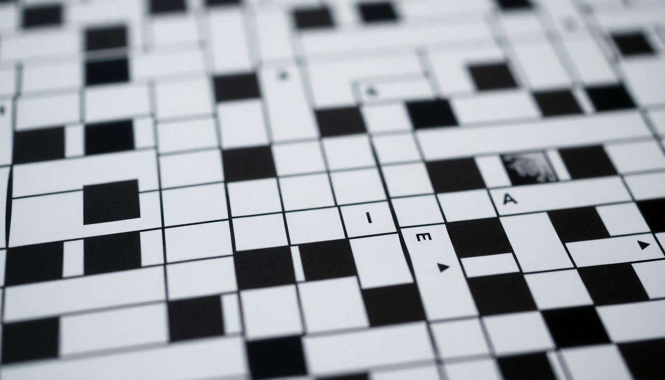 Crossword puzzle image representing mental fitness for investigators.
