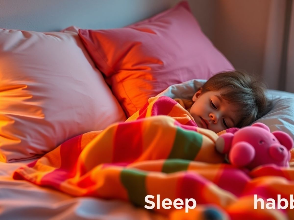 Un copil dormind liniștit într-o cameră confortabilă.