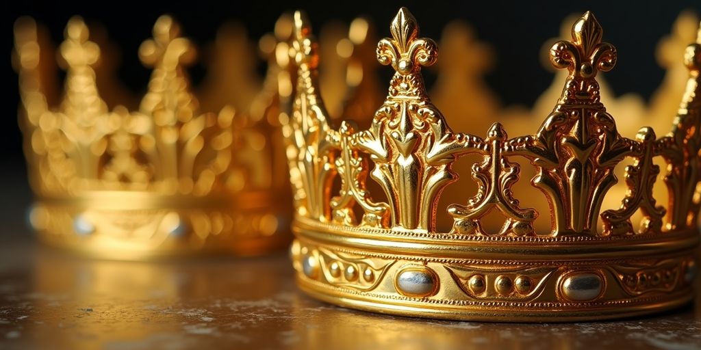 Couronnes en or et en métaux précieux.