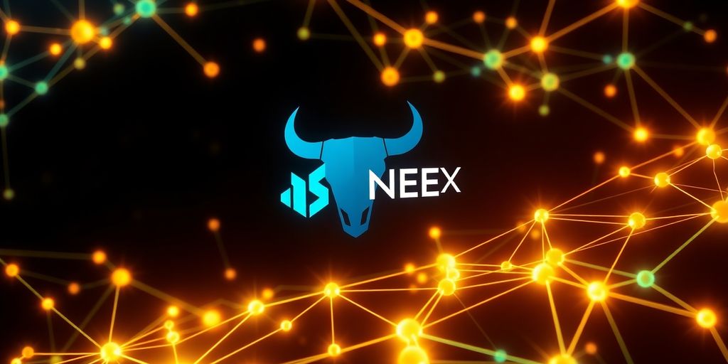 BullX NEO trading bot on a vibrant Solana blockchain.