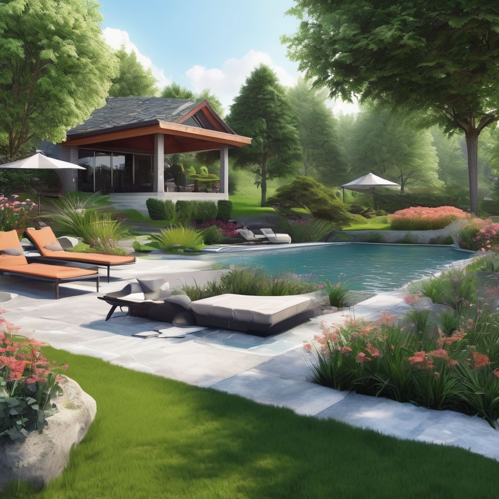 landscape design concept creation illustration