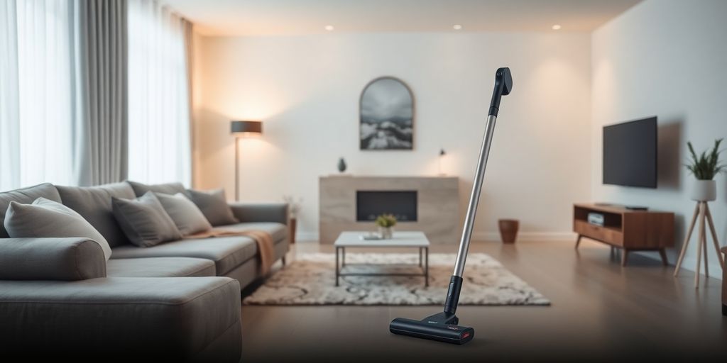 Leiser Staubsauger in einem ruhigen Wohnzimmer