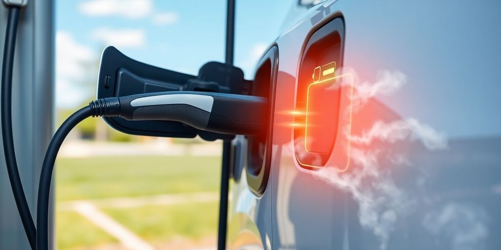 Electric vehicle charging, battery cooling.