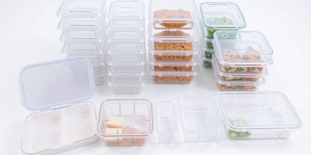 กล่องจัดเบรคหลากหลายวางซ้อนกัน