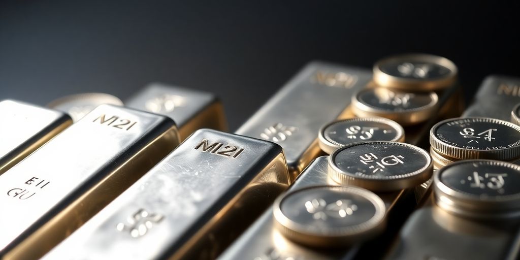 Chute mondiale du prix de l'argent.
