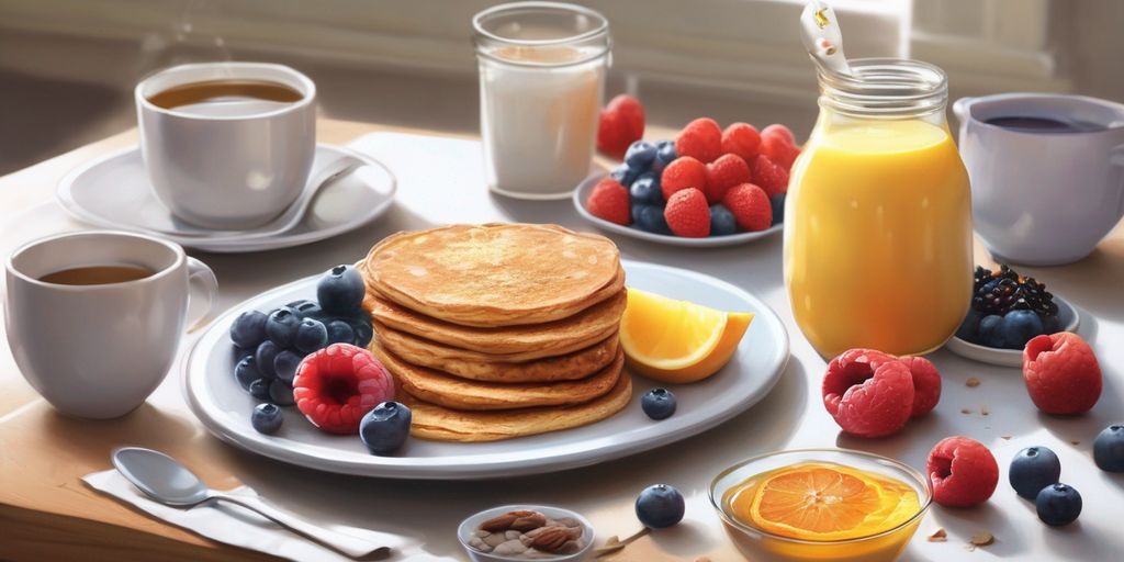healthy breakfast options with weight loss theme