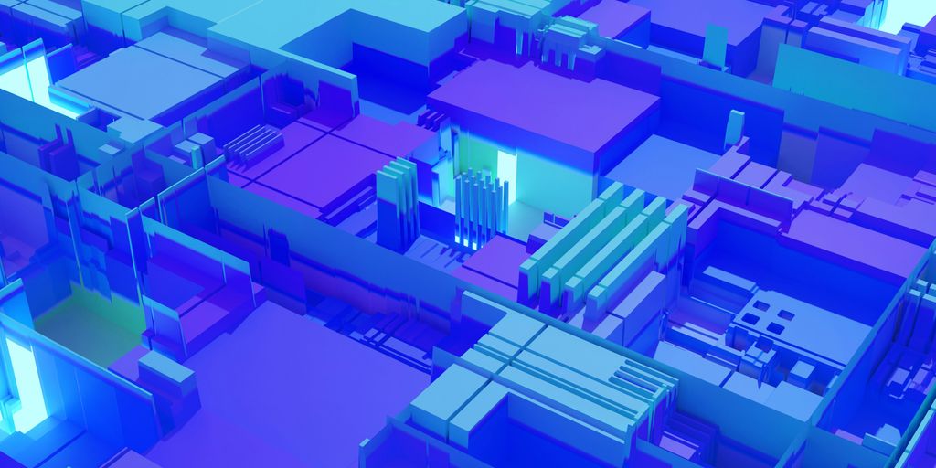 a computer generated image of a city with lots of buildings