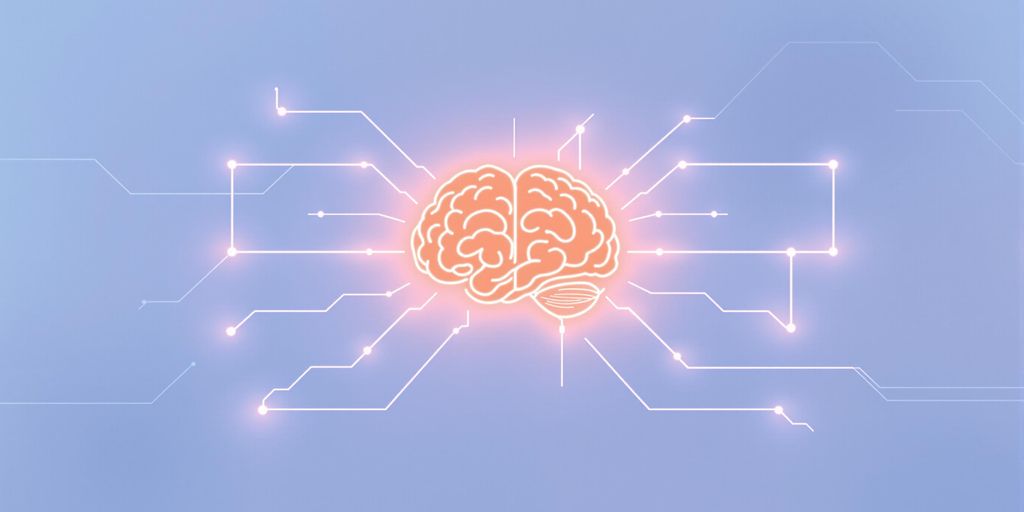 AI brain connecting to data server