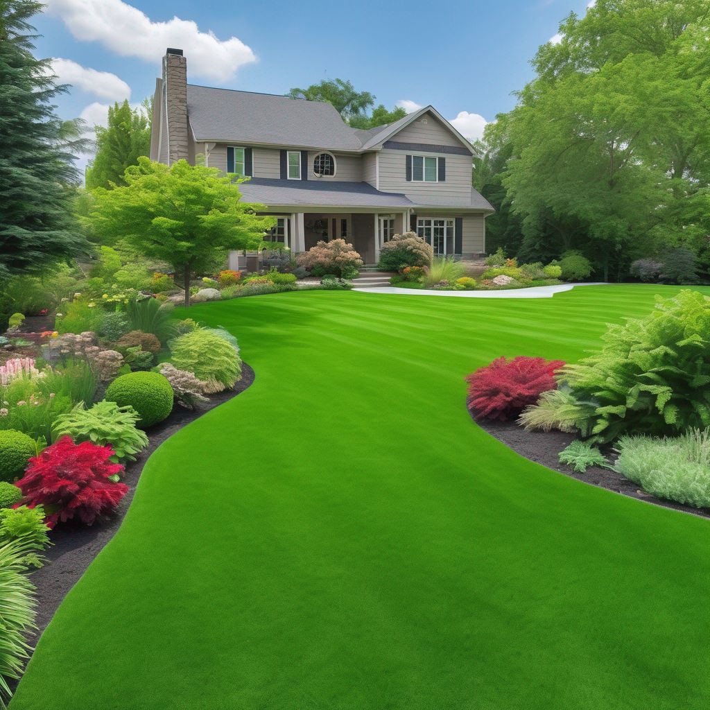 lush green lawn with healthy grass and common gardening mistakes
