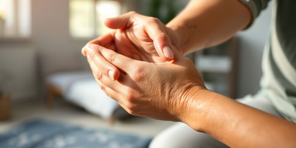 Therapist and patient in a counseling session.