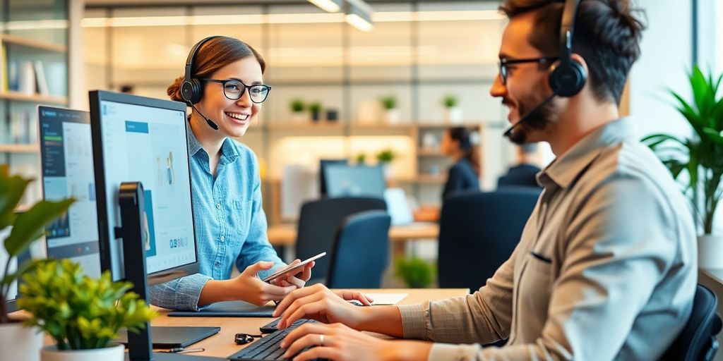 Customer support agent using AI for ecommerce assistance.