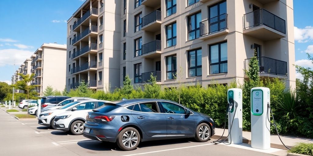 how have many apartment complexes delt with ev charging | AMPPAL