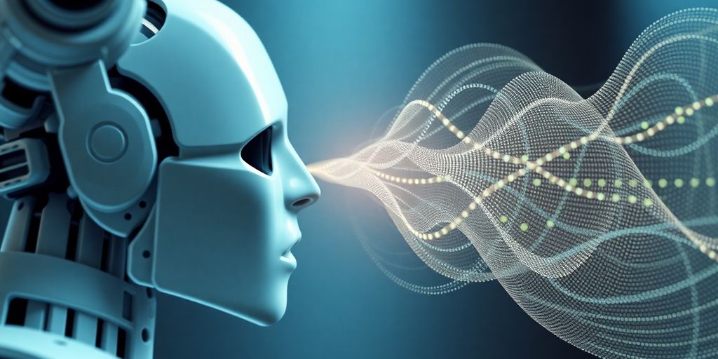 AI text becoming natural speech.