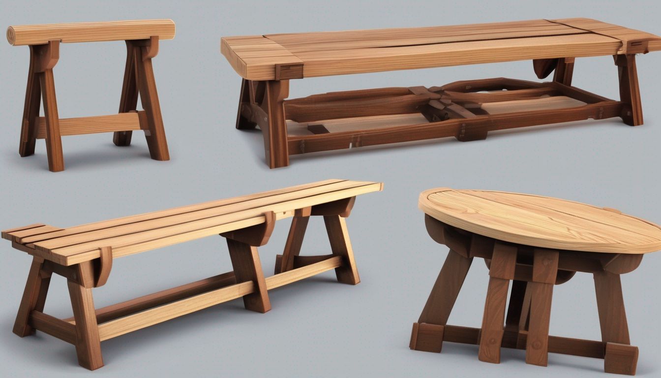 assembling wooden bench