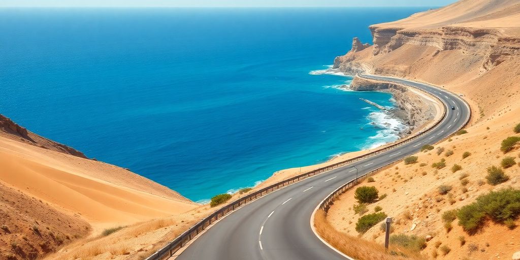 Dunes de sable près de la mer, Oujda Saïdia