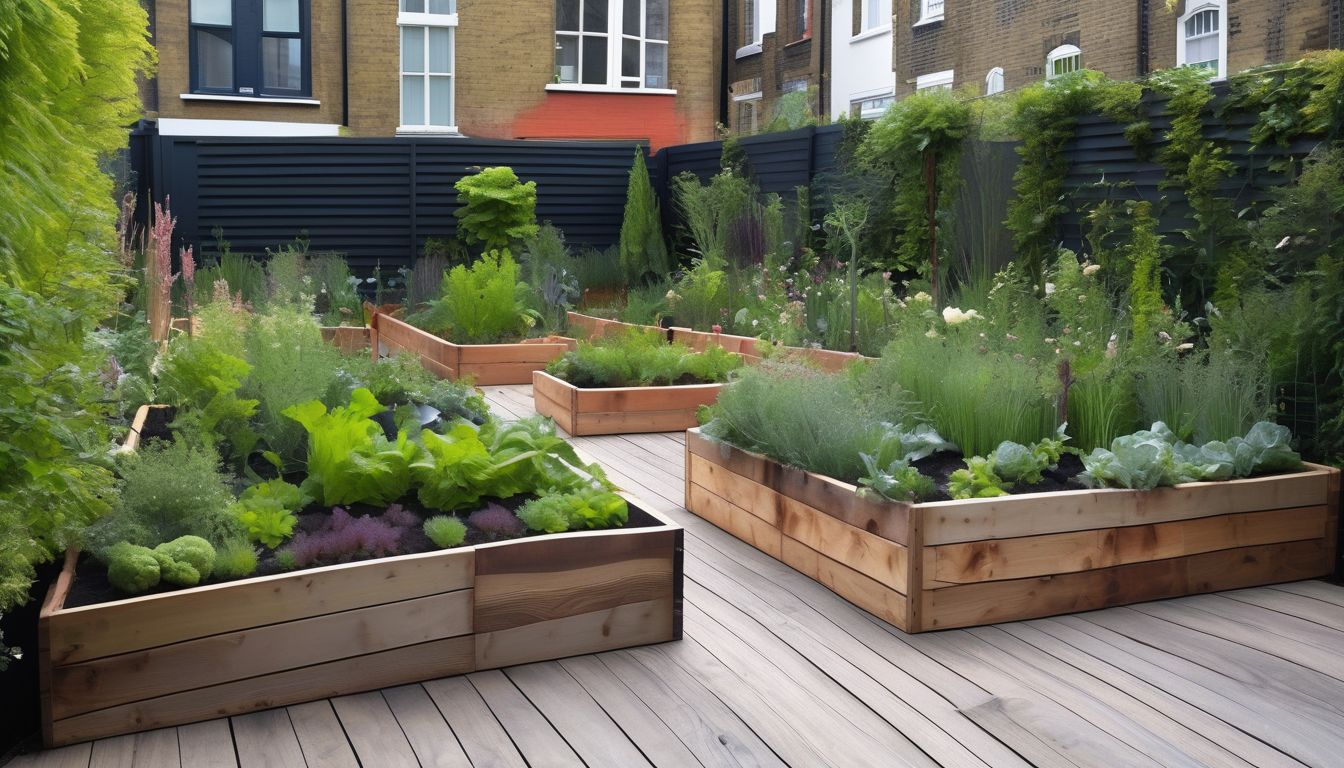 raised beds urban garden London