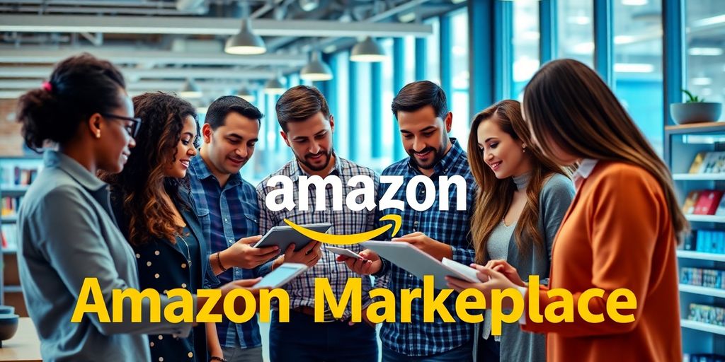 Retail professionals collaborating on Amazon competitor analysis.
