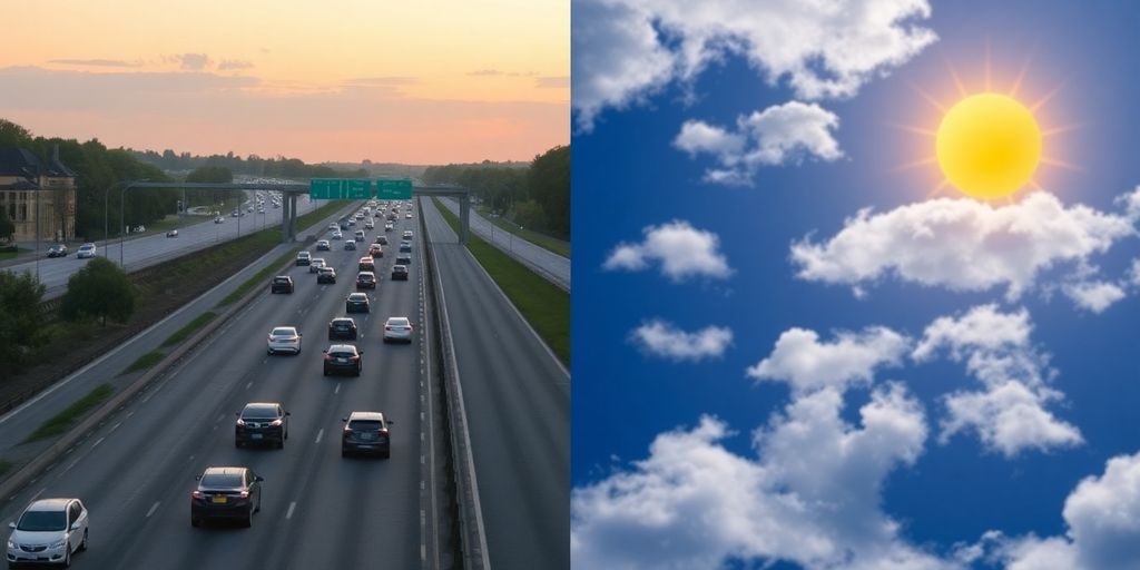 Podcast segment idea: traffic and weather updates.