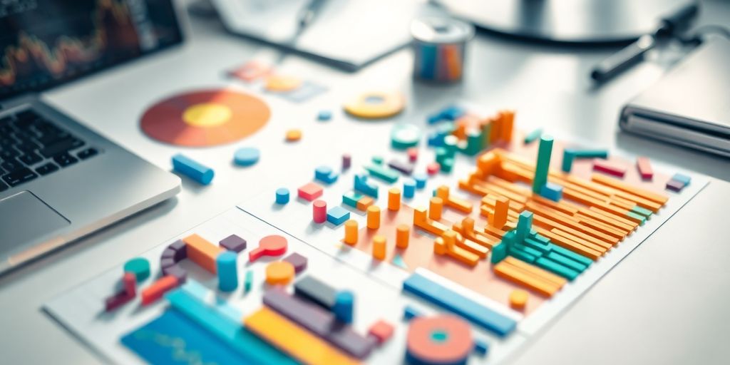 Clean desk, organized data, clear understanding.