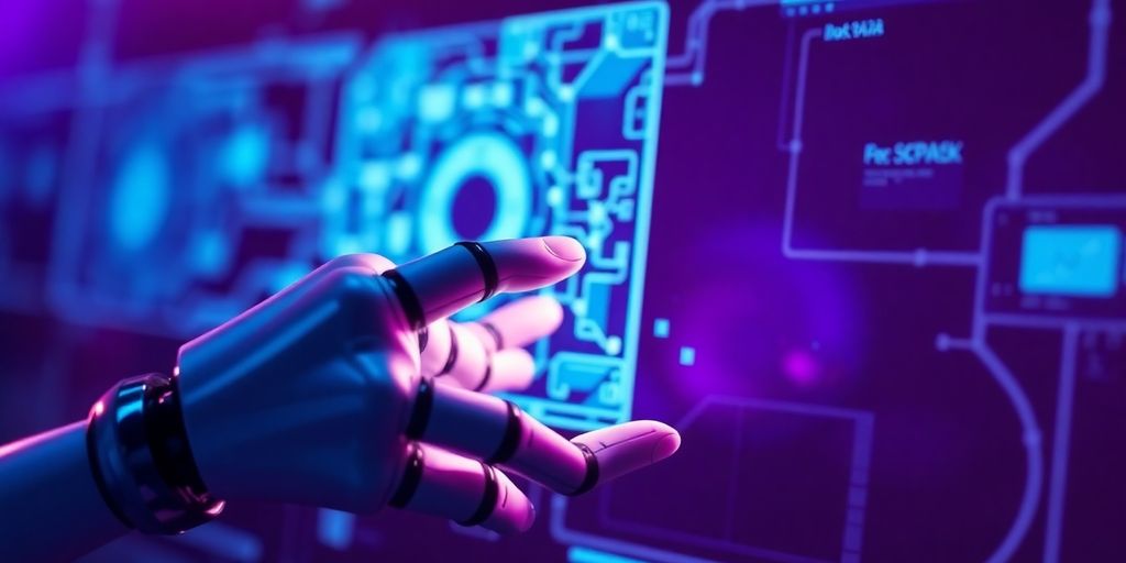 Robotska ruka sa alatom.