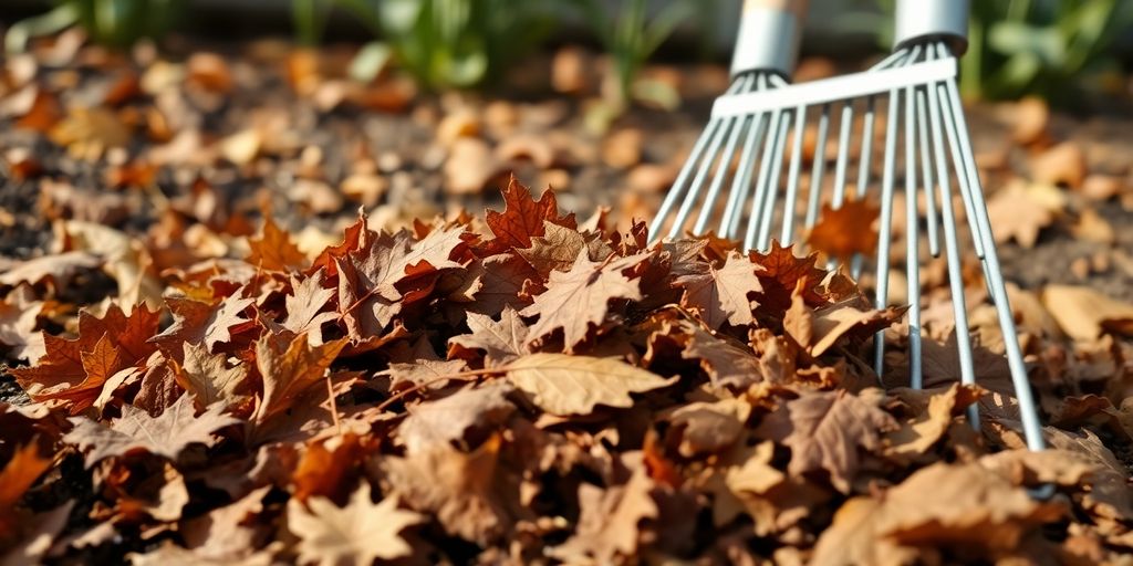 Garten winterfest machen: Blätter harken, Pflanzen abdecken