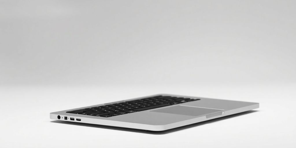 Apple MacBook Air M4 sleek profile on a clean background.
