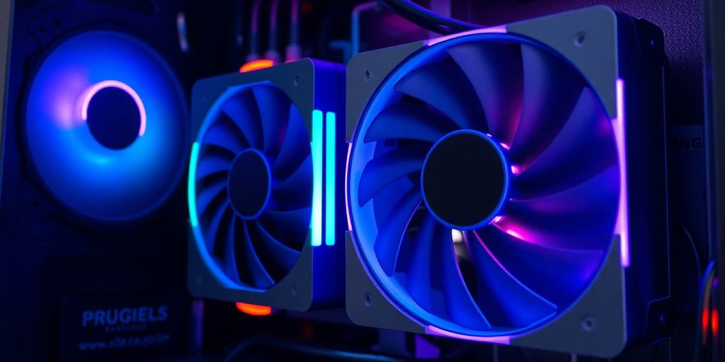 Netzteil und Kühlung eines Gaming PCs