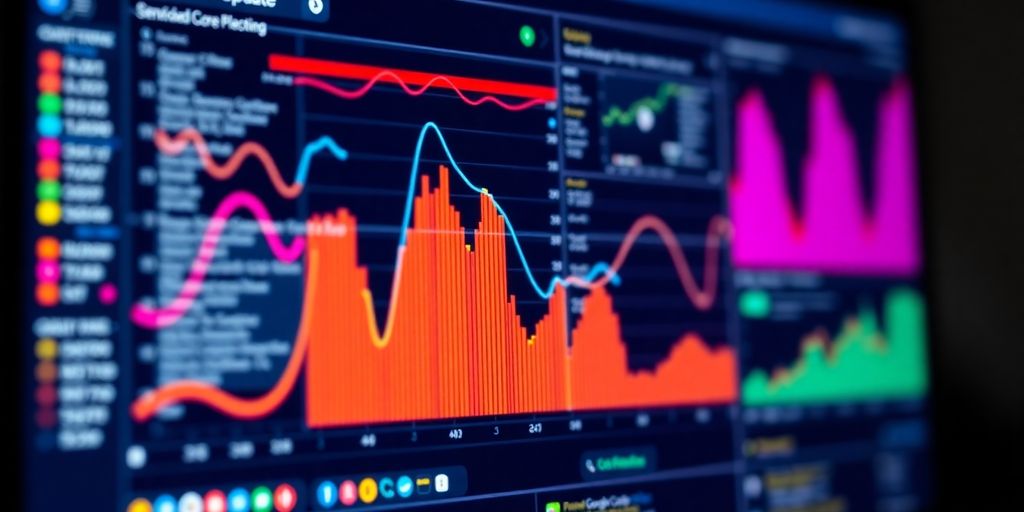 Écran d'ordinateur montrant un algorithme complexe.