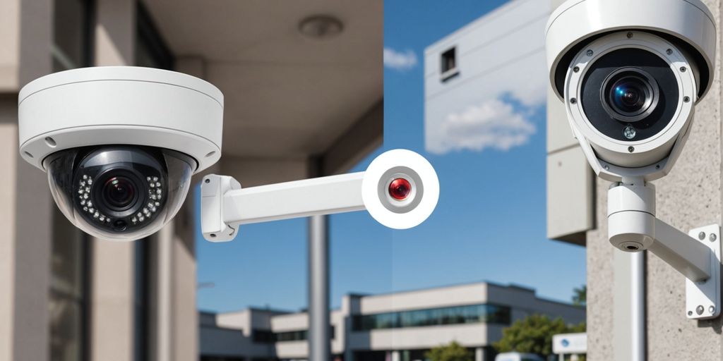Analogue CCTV camera vs. modern IP camera