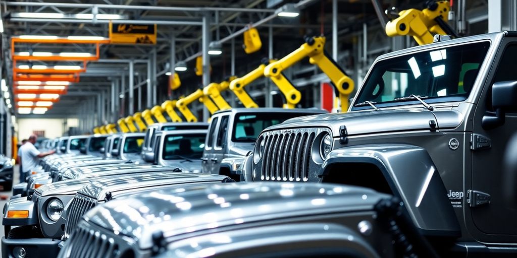 Jeep Wrangler assembly line
