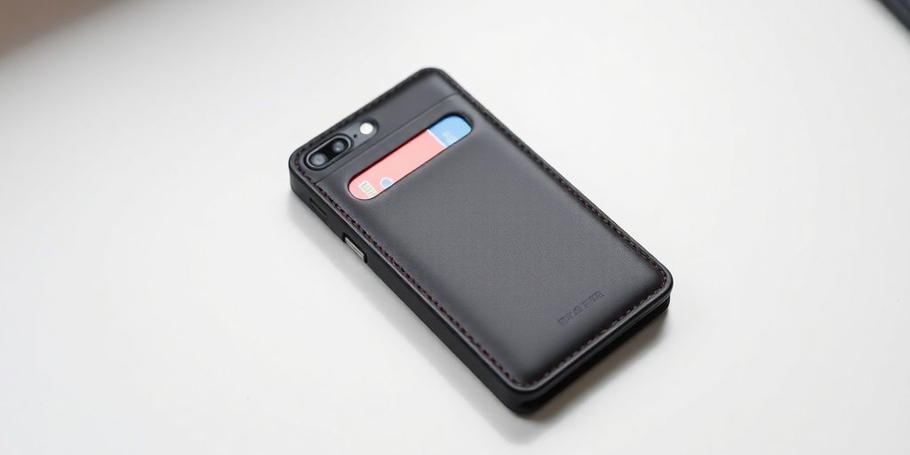 DG Ming S24 wallet case, premium leather.