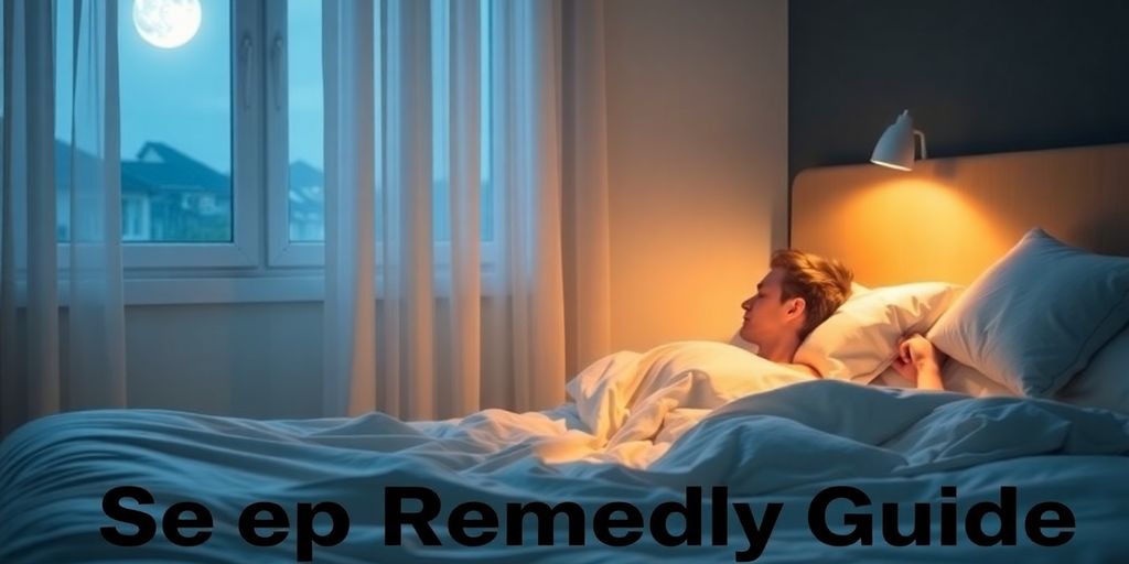 Person sleeping peacefully in a serene bedroom.
