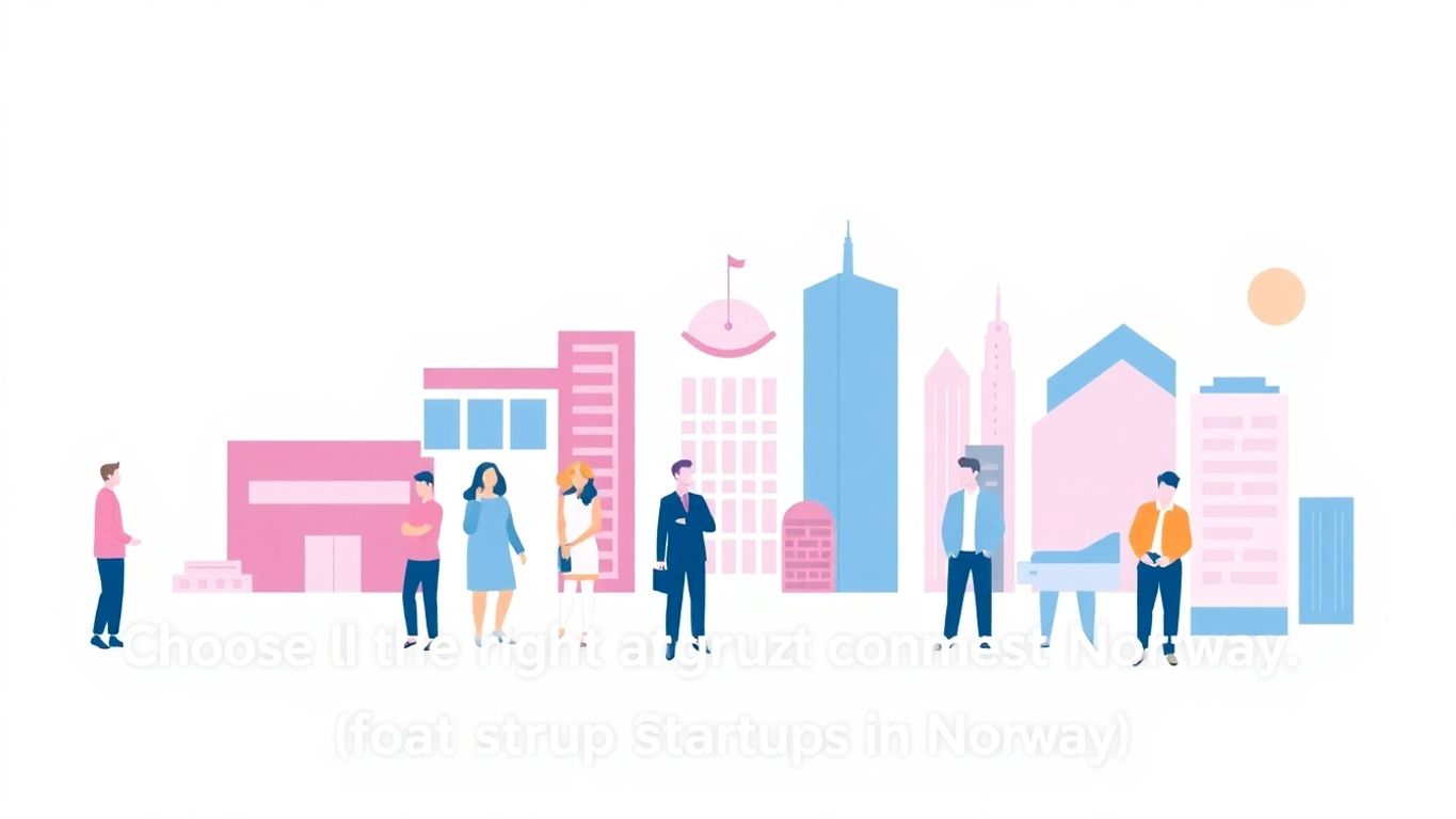 Illustrasjon av selskapsformer for nyetablerere.