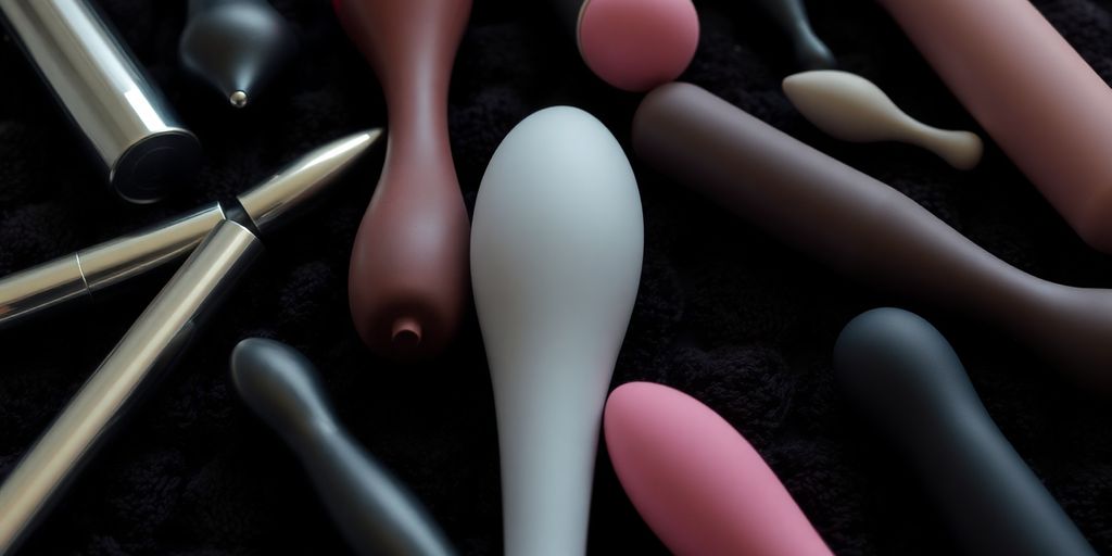 Assorted vibrators on a soft, luxurious fabric background.