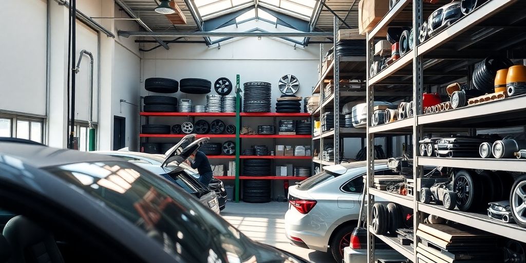 Skoda car parts and service.