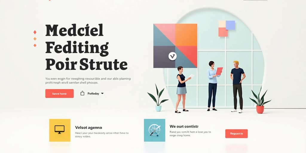 A modern portfolio website interface with easy contact access.