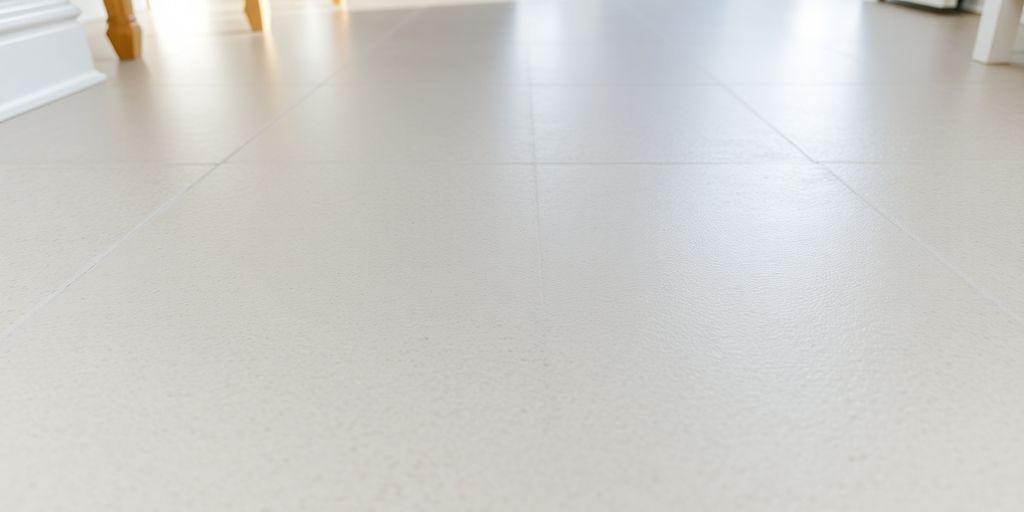 Textured slip-resistant tiles in a modern British home.