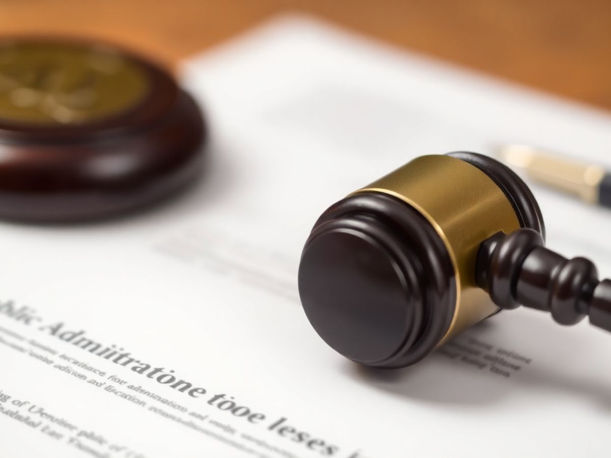 Cumpărarea unei ciocane pe un document legal.