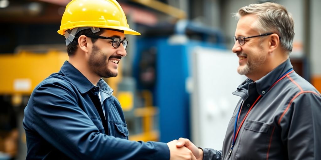 Australian worker receiving safety certification