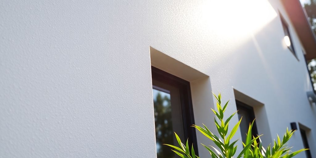 Duurzame gevelbescherming op een mooie woning.