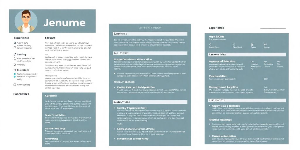 A professional resume template.