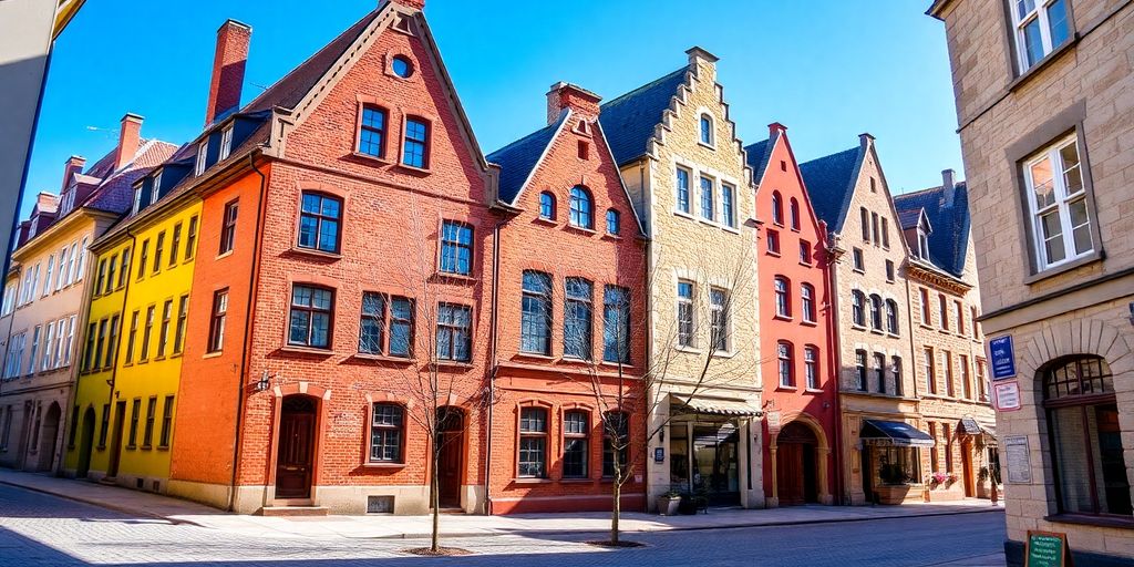 Historic Quebec City street with charming architecture
