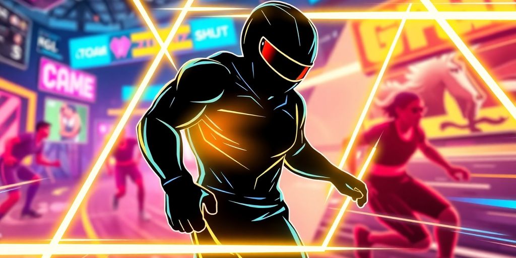 Esports tournament registration form with gaming elements.