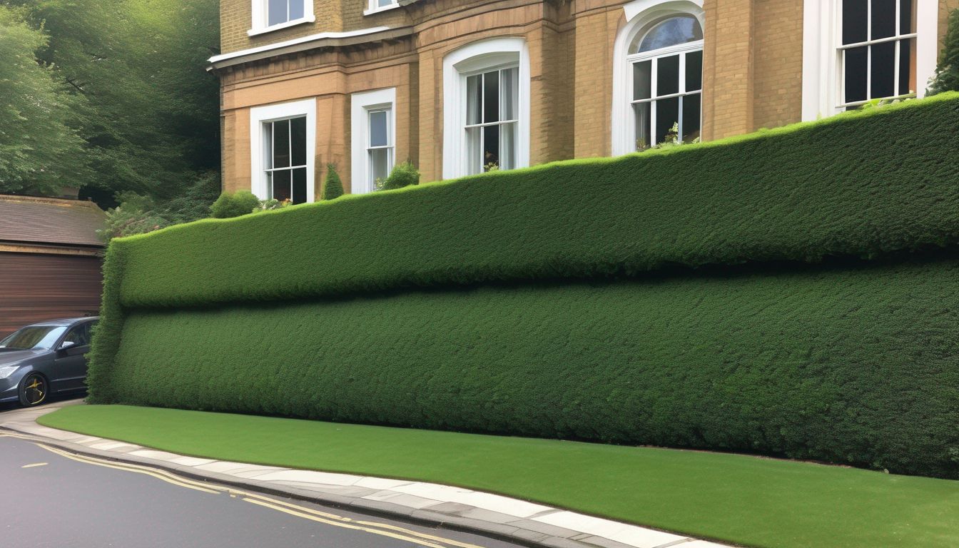 hedge trimming in London garden