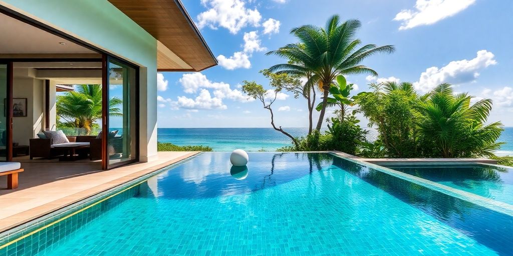 Luxury Phuket villa with infinity pool.