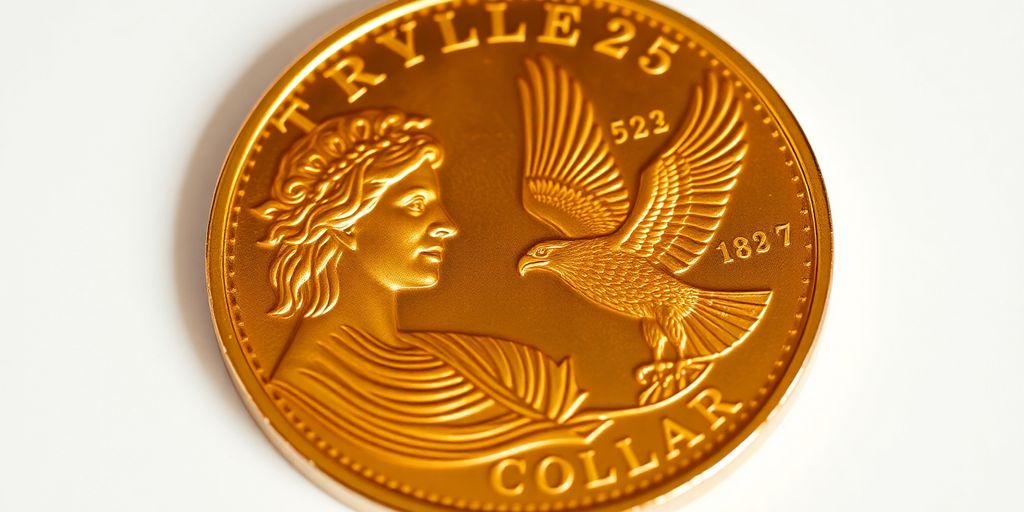 Plaque d'or Saint-Gaudens Double Eagle 20 dollars