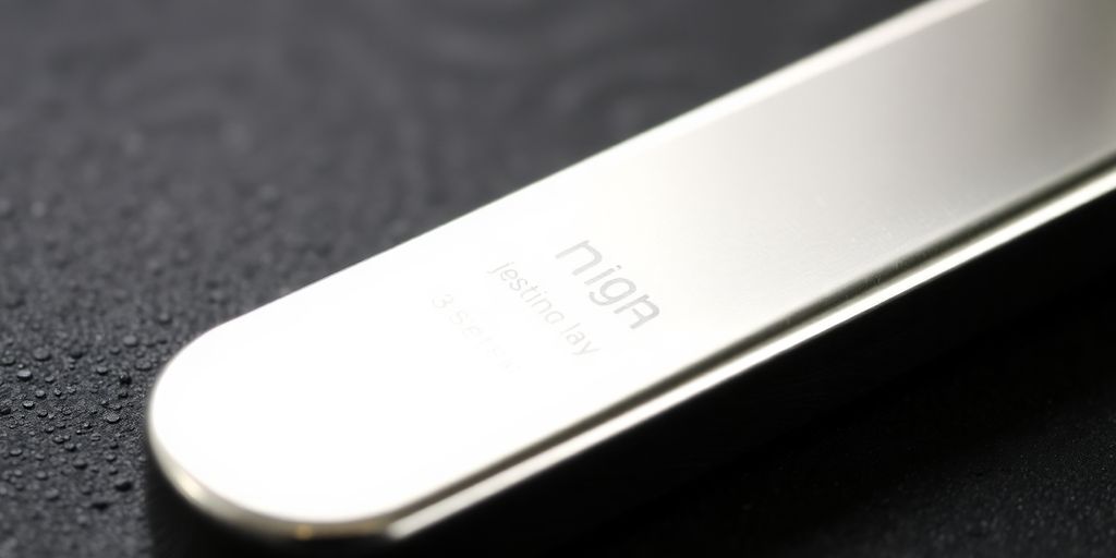 Lingot d'argent brillant sur un fond sombre.