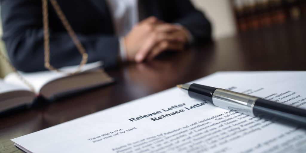 Legal document with a pen in a professional setting.