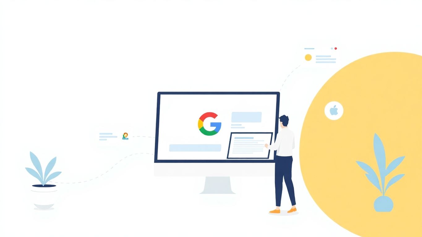 Illustrasjon av effektiv bruk av Google